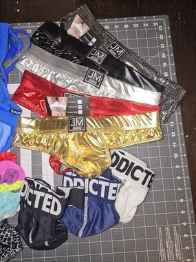 26 Exciting Metallic & Solid Men's Thong Bundle